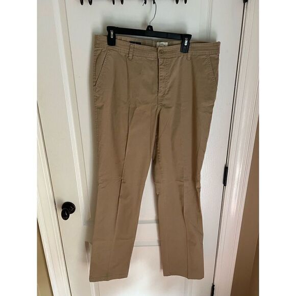 St John’s Bay straight Leg khaki pants size 16 tall long - Picture 4 of 9